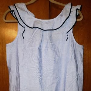 J.Crew Factory Ruffle Front Tank
